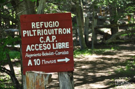 Chegando ao refúgio durante a subida ao Cerro Piltriquitrón, em El Bolsón, na Argentina